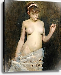 Постер Хеллеу Поль Standing Nude