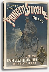 Постер Неизвестен 12 золотых медалей. Prinetti Stucchi & C. Милан. Единственная крупная итальянская фабрика velocipedi