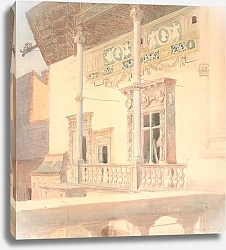 Постер Чолковский Леон Bay window in the western wing of the Wawel cloisters