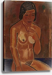Постер Де Смет Густав Nude with Necklace