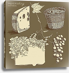 Постер Винная коллекция №14