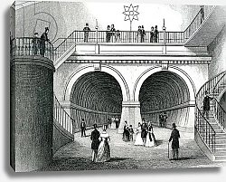 Постер Школа: Английская 19в. The Thames tunnel
