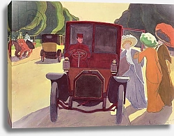 Постер Френе Роже де ла The Road with Acacias, 1908
