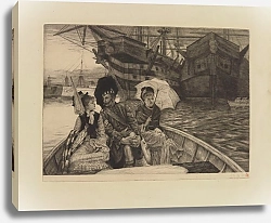 Постер Тиссо Джеймс Entre les deux mon coeur balance