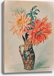 Постер Звитовска Ядвига Asters in a vase