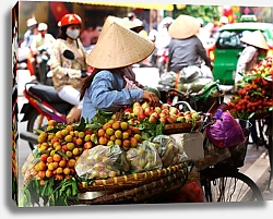 Постер Уличные торговцы, Вьетнам