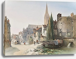 Постер Калло Вильям A view of St Pier, Caen, France
