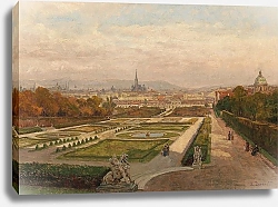 Постер Дарно Хьюго Blick vom Belvedere auf Wien