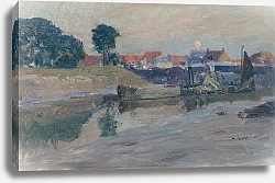 Постер Зофф Альфред Aufgehender Mond über Nieuport