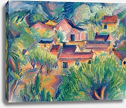 Постер Дикинсон Престон Дома и ландшафт