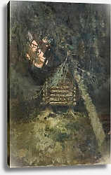 Постер Васнецов Виктор Пейзаж. Домик на курьих ножках