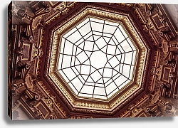 Постер Стеклянный купол с лепниной, Шантильи, Франция