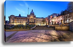 Постер Бирмингемская ратуша в Англии