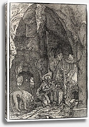 Постер Альтдорфер Альтбрехт St. Jerome in the Cave
