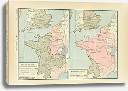 Постер Англия и Франция (1155-1223)