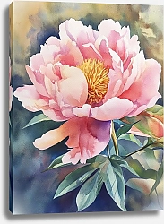 Постер Sunny sparkles on the petal edges