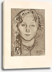 Постер Выспянский Станислав Główka dziewczynki