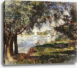 Постер Ренуар Пьер (Pierre-Auguste Renoir) Bougival, 1888