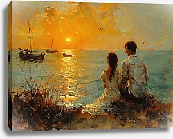 Постер Meeting the dawn together