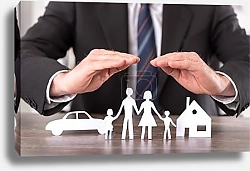 Постер Concept of insurance