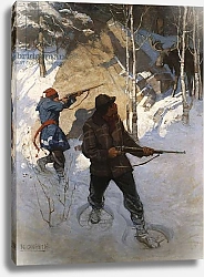 Постер Уайет Ньюэлл Moose Hunting