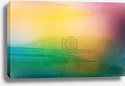 Постер Абстрактный пейзаж акварелью