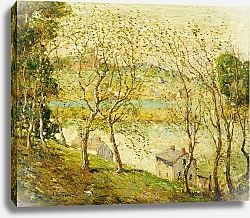 Постер Лоусон Эрнест Весна, река Гарлем