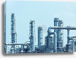 Постер Нефтеперерабатывающий завод в Гамбурге, Германия