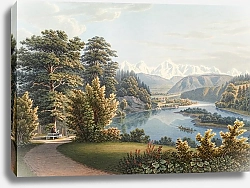 Постер Лори Габриэль Младшая Vue prise dans le Jardin d’Elfenau, Campagne de son Altesse Imperiale Madame la Grande Duchesse Anne de Russie