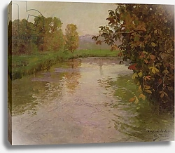Постер Фалоу Фритц Autumn: A French River Landscape