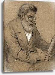 Постер Смирнов Борис Васильевич Elderly Doctor at a Resettlement Point in Irkutsk.