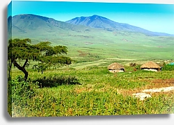 Постер Африканская деревня, Танзания 2