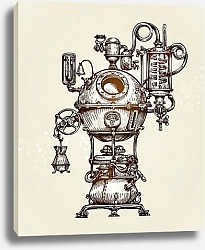 Эскиз утильной дистилляционной аппаратуры