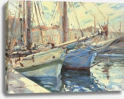 Постер Глен Вильфрид Лодки в гавани Сен-Тропе