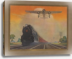 Постер Гигантские покорители пространства и времени Пенсильванская железная дорога