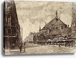 Постер Рой Пьер-Марсель Rue Réaumur – Abside de Saint-Martin-des-Champs