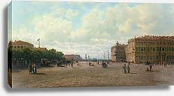 Постер Верещагин Петр Вид на Дворцовую площадь, Санкт-Петербург