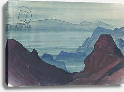 Постер Рерих Николай Himalayas, album leaf, 1934
