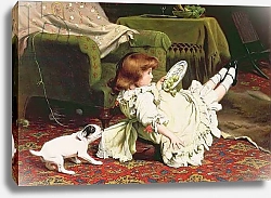 Постер Брабер Шарль Time to Play, 1886