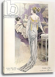 Постер Школа: Французская Ball gown, from 'Les Grandes Modes de Paris'