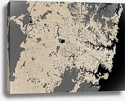 Постер Сидней: Тени и Линии Большого Сиднея