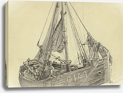 Постер Моргенштерн Фридрих Рыбацкая лодка