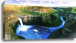 Постер Водопад Палус. Штат Вашингтон