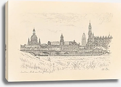 Постер Брюкнер Макс Дрезден город и его окрестности пл.01