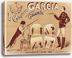 Постер Леви Чарльз Кабарелло Гарсия Со Своей Собакой Вильгельмом Теллем