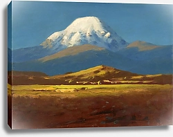 Постер Куинджи Архип Der Berg Elbrus im Kaukasus