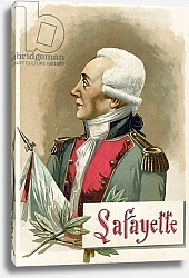 Постер Школа: Испанская 19в. Gilbert du Motier, marquis de Lafayette