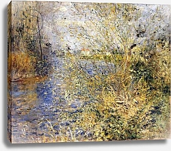 Постер Ренуар Пьер (Pierre-Auguste Renoir) The Seine by Argenteuil; La Seine a Argenteuil, c.1875