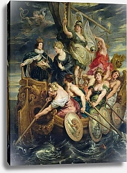 Постер Рубенс Петер (Pieter Paul Rubens) The Majority of Louis XIII 20th October 1614, 1621-25