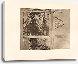 Постер Выспянский Станислав Dziewczynka za oknem